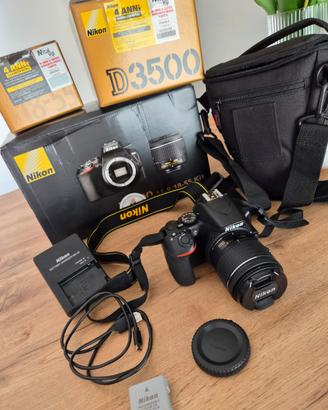 Nikon D3500 Kit Af-P 18-55Mm F3.5-5.6G Vr+32Gb