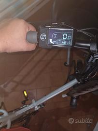 bici elettrica argento 