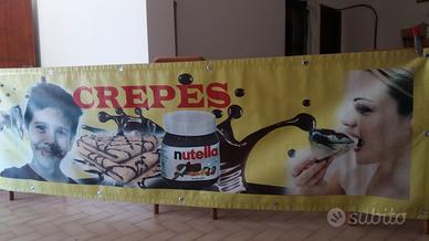 Telo per banco delle crepes