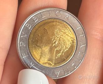 Moneta italiana 500 lire 1982