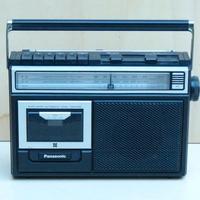 Panasonic RX-1250 FM-AM Radio Cassette Recorder