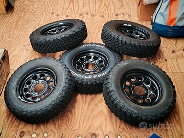 Cerchi e gomme per Suzuki Jimmy, vitara, samurai