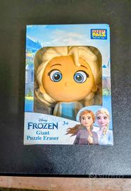 Disney Fronzen Giant puzzle eraser ,gomma 3 D, 