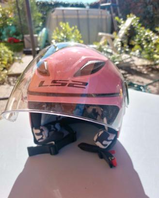 LS2, Casco Moto per Bambini FUNNY Pink, M
