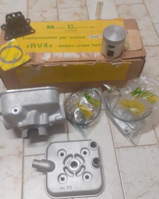 cilindro pistone  per motore  "RV4" ENDURO  /CROSS