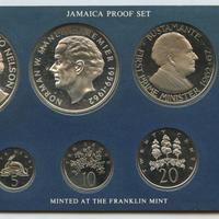 JAMAICA SET NAVIGATORI CON 2 MONETE ARGENTO 80,40g