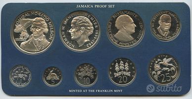 JAMAICA SET NAVIGATORI CON 2 MONETE ARGENTO 80,40g