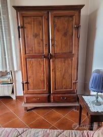 Armadio Orientale legno, lavorazione artigianale