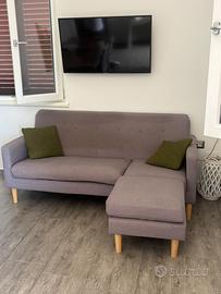 Divano 3 posti con chaise lounge