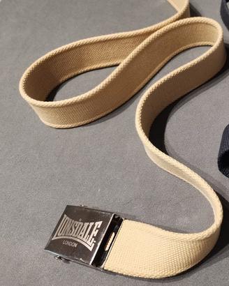 3 Cinture LONSDALE e CELIO fibbia militare