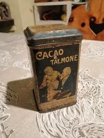 Cacao Talmone scatola latta antica