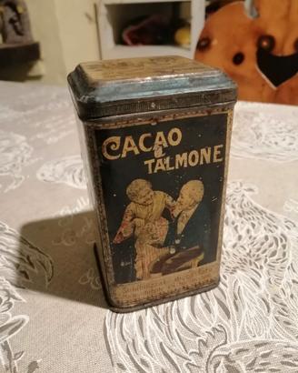 Cacao Talmone scatola latta antica