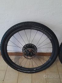 Ruote mtb 29 in carbonio FSA complete