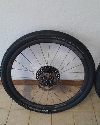 Ruote mtb 29 in carbonio FSA complete