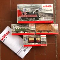 trenini MARKLIN loco digitale KLVM 36873 + vagoni