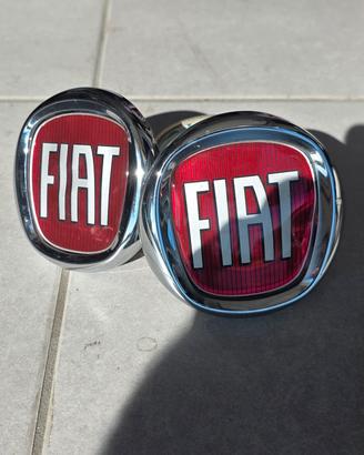 Coppia Stemmi Fiat Bravo (2007-2014) ANT e POST