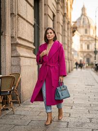 Cappotto in Lana Liviana Conti con Cappuccio