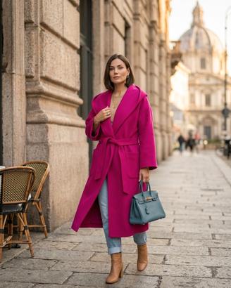 Cappotto in Lana Liviana Conti con Cappuccio