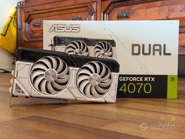 ASUS Dual GeForce RTX 4070 OC Edition White