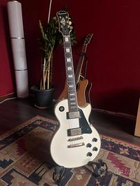 EPIPHONE Les Paul Custom Pro Alpine white