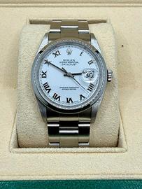 ROLEX DATEJUST 16200 ROMAN DIAL
