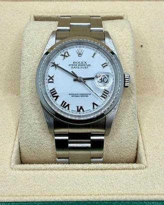 ROLEX DATEJUST 16200 ROMAN DIAL