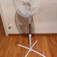 ventilatore da terra a piantana 40 cm bianca