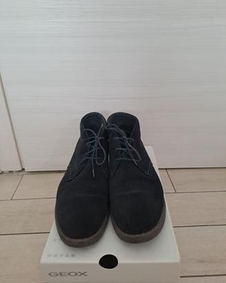 Scarpa Geox scamosciate blu