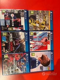 lotto di giochi per ps4