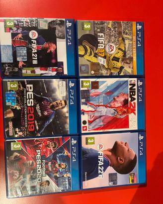 lotto di giochi per ps4