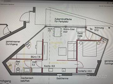 Ufficio trasformabile in appartamento