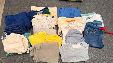 Stock 14 pezzi abbigliamento bambino 6/12 mesi
