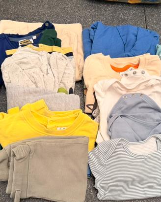 Stock 14 pezzi abbigliamento bambino 6/12 mesi