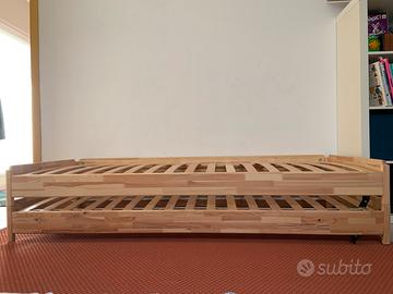 Coppia letti singoli impilabili (UTÅKER ikea)