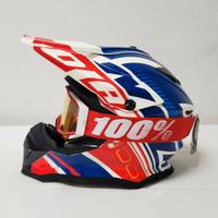 Casco Cross-Supermotard Nolan N53 Flaxy+maschera