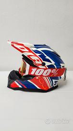 Casco Cross-Supermotard Nolan N53 Flaxy+maschera