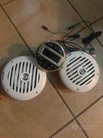 Stereo nautico con casse