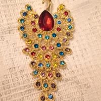 Spilla a Forma di Pavone 