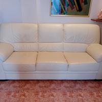 Divano in pelle 3 posti Doimo Salotti 