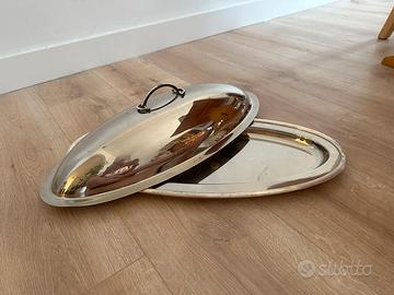 Vassoio silver con coperchio