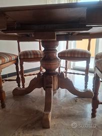 Tavolo rotondo allungabile