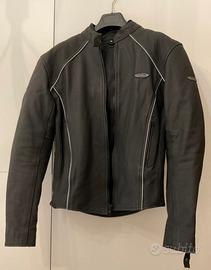 Giubbotto Moto Donna Scotland in pelle nero tag. M