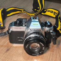 Nikon FG-20 w/ NIKKOR 50mm f=1.8 - 35mm SLR 
