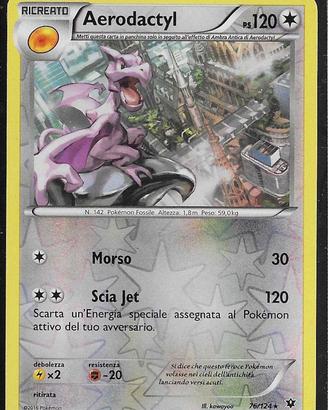 Carta Pokémon TCG "Aerodactyl REVERSE HOLO"