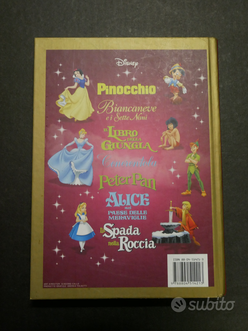 Pinocchio e altre fiabe classiche Disney da Biancaneve alla Spada nella  Roccia : Disney, Walt: : Libri