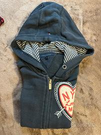 Felpa Tommy Hilfiger Bambina con Cappuccio tg 164
