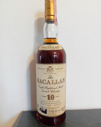 Macallan 10 anni '80