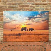 Canvas quadro su Tela Elefanti