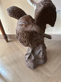Scultura aquila in ferro