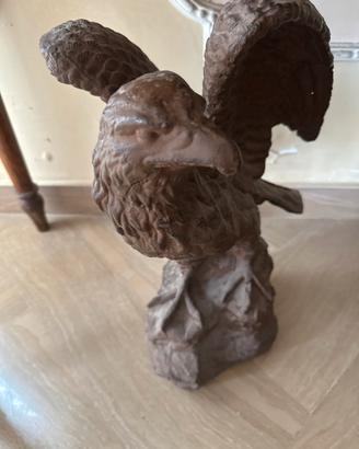Scultura aquila in ferro